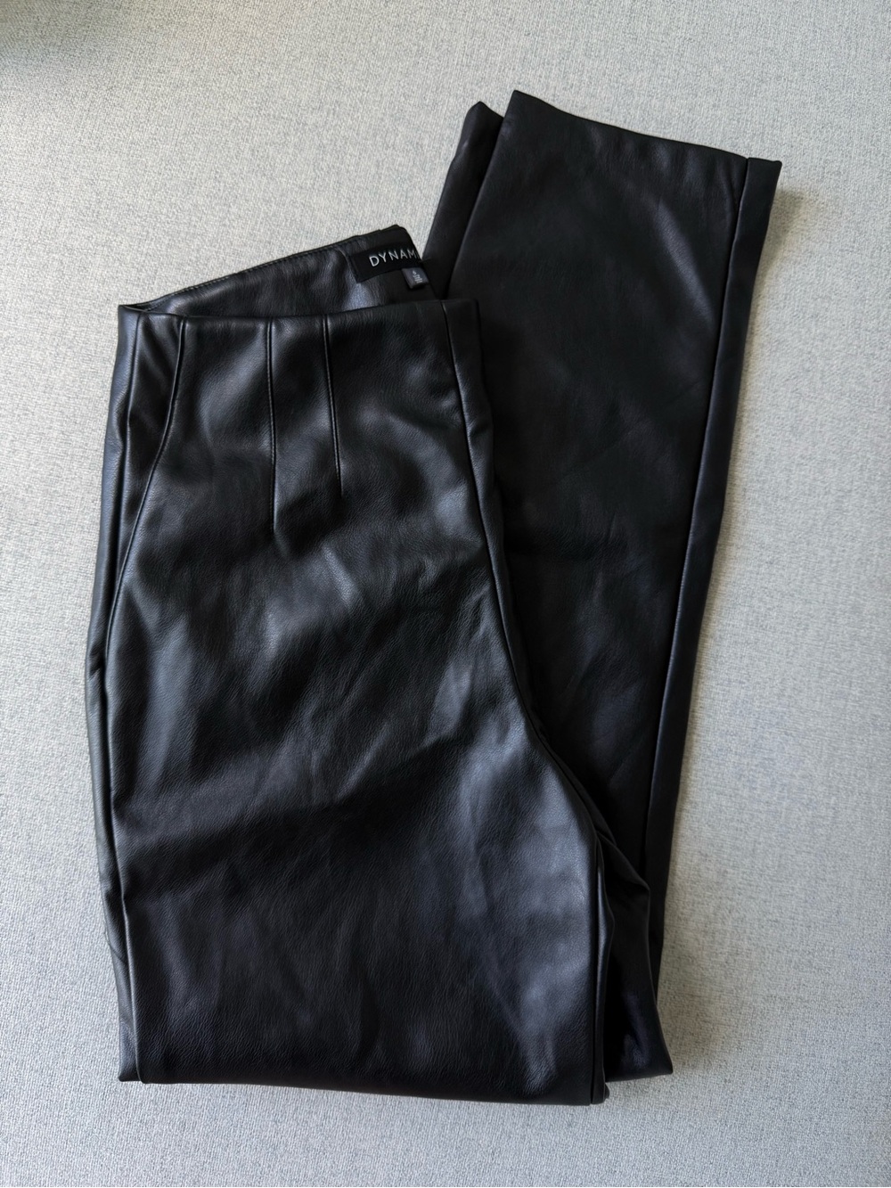 Dynamite Black Faux Leather Pants - Picture 2 of 3
